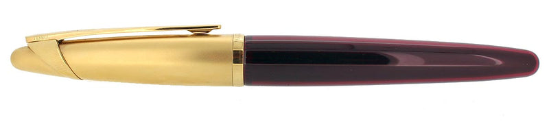 WATERMAN EDSON ROLLERBALL PEN RUBY RED MINT NEW OLD STOCK WITH BOX AND PAPERS OFFERED BY ANTIQUE DIGGER