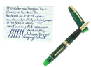 1940 TRANSPARENT GREEN WATERMAN 100 YEAR OVERSIZE FOUNTAIN PEN XF-B SEMI-FLEX NIB RESTORED OFFERED BY ANTIQUE DIGGER OFFERED BY ANTIQUE DIGGER