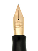 1940s WATERMAN TRANSPARENT RED HUNDRED YEAR FOUNTAIN PEN M-BBB NIB RESTORED OFFERED BY ANTIQUE DIGGER