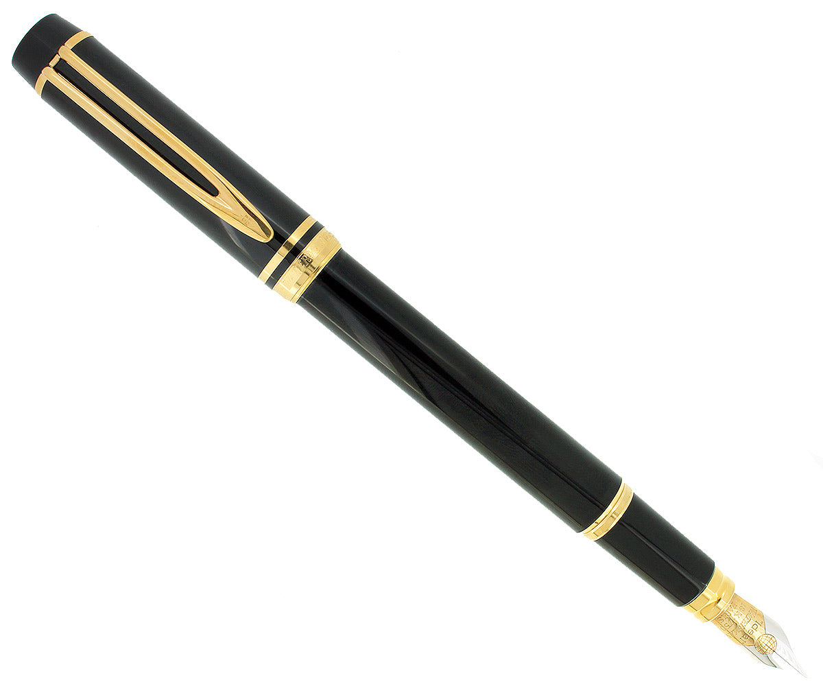 WATERMAN IDEAL LE MAN 100 FOUNTAIN PEN 18K FINE GLOBE NIB MINT IN BOX