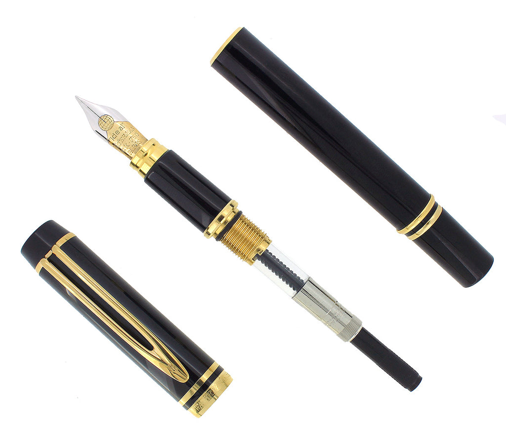 stylo plume waterman ideal le man 100 or 18k noir