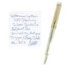 CIRCA 1989 WATERMAN LE MAN 100 STERLING SILVER GODRON PATTERN BALLPOINT PEN WITH BOX/PAPERS OFFERED BY ANTIQUE DIGGER