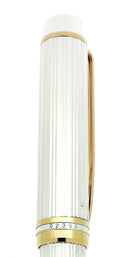 CIRCA 1989 WATERMAN LE MAN 100 STERLING SILVER GODRON PATTERN BALLPOINT PEN WITH BOX/PAPERS OFFERED BY ANTIQUE DIGGER