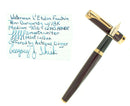 WATERMAN L'ETALON BURGUNDY FOUNTAIN PEN MEDIUM NIB MINT IN BOX OFFERED BY ANTIQUE DIGGER