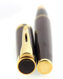 WATERMAN L'ETALON BURGUNDY FOUNTAIN PEN MEDIUM NIB MINT IN BOX OFFERED BY ANTIQUE DIGGER