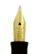 1920s WATERMAN 452 STERLING PANSY PANEL FOUNTAIN PEN F - BBB FLEX NIB RESTORED OFFERED BY ANTIQUE DIGGER
