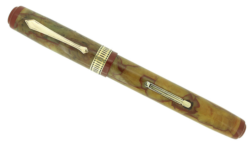 LATE 1920s WATERMAN PATRICIAN ONYX FOUNTAIN PEN XF - M NIB RESTORED OFFERED BY ANTIQUE DIGGER