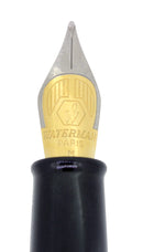 1990S WATERMAN PHILEAS BLUE MARBLE GOLD TRIM FOUNTAIN PEN NEW IN BOX NEVER INKED OFFERED BY ANTIQUE DIGGER