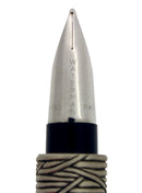 WATERMAN SERENITE FOUNTAIN PEN STERLING BAND 18K MEDIUM NIB NEW OLD STOCK MINT OFFERED BY ANTIQUE DIGGER