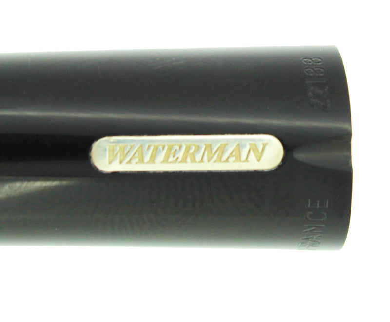 WATERMAN SERENITE FOUNTAIN PEN STERLING BAND 18K MEDIUM NIB NEW OLD STOCK MINT OFFERED BY ANTIQUE DIGGER
