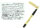 1930S WATERMAN 54 SHERATON 18K GOLD FILLED OVERLAY SPANISH IMPORT MARK FOUNTAIN PEN RESTORED OFFERED BY ANTIQUE DIGGER