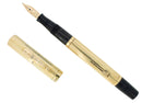 1930S WATERMAN 54 SHERATON 18K GOLD FILLED OVERLAY SPANISH IMPORT MARK FOUNTAIN PEN RESTORED OFFERED BY ANTIQUE DIGGER