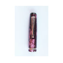 Wearever Fountain Pen with David Kahn Two Piece NIB in Red Marble Celluloid