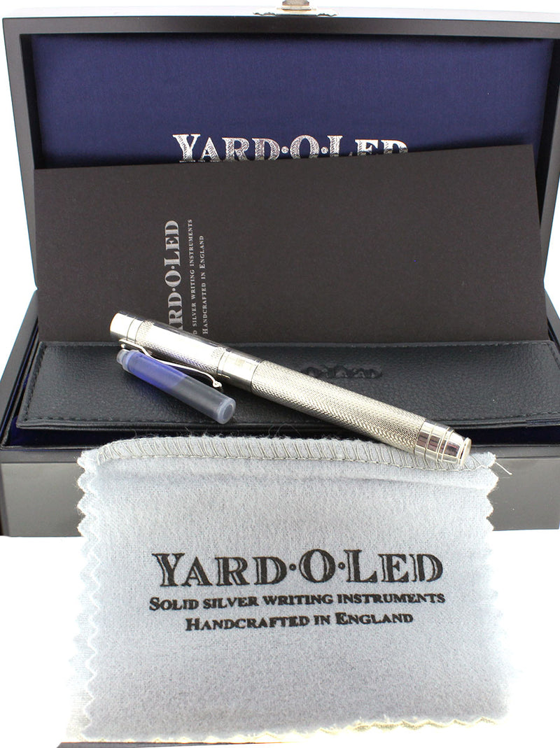 YARD-O-LED VICEROY STERLING SILVER BARLEY PATTERN FOUNTAIN PEN MINT IN BOX NOS OFFERED BY ANTIQUE DIGGER