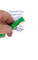 C1929 SHEAFFER JADE SENIOR AUTOGRAPH FLAT TOP 14K TRIM FOUNTAIN PEN RESTORED