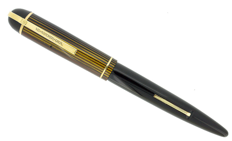 CIRCA 1941 EVERSHARP SKYLINE STANDARD SIZE FOUNTAIN PEN SMOOTH NIB RESTORED OFFERED BY ANTIQUE DIGGER