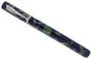 CIRCA 1933 FOUR WAY FOUNTAIN PEN GREEN BLACK MARBLED CELLULOID 2 NIBS SCARCE RESTORED OFFERED BY ANTIQUE DIGGER