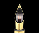 S.T. DUPONT MONTPARNASSE CHAIRMAN FOUNTAIN PEN GODRON PATTERN 18K SMOOTH NIB OFFERED BY ANTIQUE DIGGER