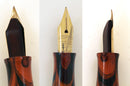 RESTORED 1920s WATERMAN'S 52 RED RIPPLE FOUNTAIN PEN