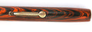 RESTORED 1920s WATERMAN'S 52 RED RIPPLE FOUNTAIN PEN