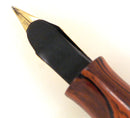 RESTORED 1920s WATERMAN'S 52 RED WOOD GRAIN FOUNTAIN PEN WITH F to BBB+ FLEXIBLE NIB OFFERED BY ANTIQUE DIGGER