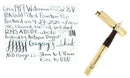 C1917 WATERMAN SMOOTH 18K GOLD FILLED 0552 1/2V F-BBB NIB FOUNTAIN PEN RESTORED OFFERED BY ANTIQUE DIGGER