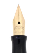 C1917 WATERMAN SMOOTH 18K GOLD FILLED 0552 1/2V F-BBB NIB FOUNTAIN PEN RESTORED OFFERED BY ANTIQUE DIGGER