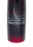 1940 TRANSPARENT RED WATERMAN 100 YEAR OVERSIZE FOUNTAIN PEN F-BBB NIB RESTORED OFFERED BY ANTIQUE DIGGER