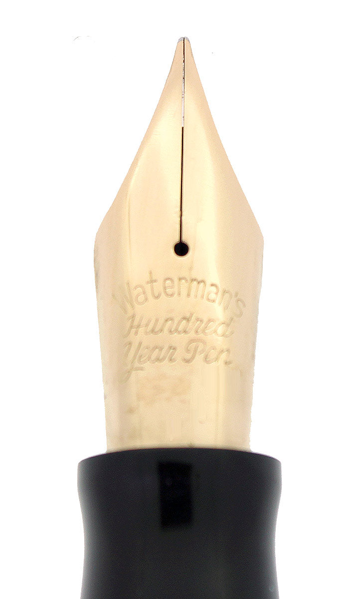 1940 TRANSPARENT RED WATERMAN 100 YEAR OVERSIZE FOUNTAIN PEN F-BBB NIB RESTORED OFFERED BY ANTIQUE DIGGER
