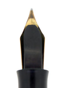 C1915 WATERMAN 14 PSF BLACK CHASED HARD RUBBER FOUNTAIN PEN RESTORED EXCELLENT OFFERED BY ANTIQUE DIGGER