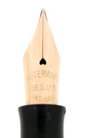 C1915 WATERMAN 14 PSF BLACK CHASED HARD RUBBER FOUNTAIN PEN RESTORED EXCELLENT OFFERED BY ANTIQUE DIGGER