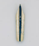 RESTORED 1920s STERLING SILVER WATERMAN 452 1/2V FOUNTAIN PEN IN THE GOTHIC PATTERN WITH A M to BBB+ FLEXIBLE NIB