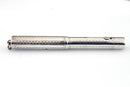 RESTORED 1920s STERLING SILVER WATERMAN 452 1/2V FOUNTAIN PEN IN THE GOTHIC PATTERN WITH A M to BBB+ FLEXIBLE NIB