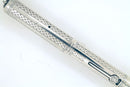RESTORED 1920s STERLING SILVER WATERMAN 452 1/2V FOUNTAIN PEN IN THE GOTHIC PATTERN WITH A M to BBB+ FLEXIBLE NIB