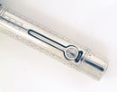 RESTORED 1920s STERLING SILVER WATERMAN 452 1/2V FOUNTAIN PEN IN THE GOTHIC PATTERN WITH A M to BBB+ FLEXIBLE NIB
