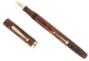 CIRCA 1927 WATERMAN 52 RED RIPPLE XF-BB FLEX NIB FOUNTAIN PEN OFFERED BY ANTIQUE DIGGER
