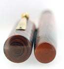 CIRCA 1927 WATERMAN 52 RED RIPPLE XF-BB FLEX NIB FOUNTAIN PEN OFFERED BY ANTIQUE DIGGER