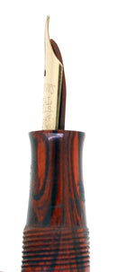 C1927 WATERMAN 52V RIPPLE RIPPLE M-BBB 2.04MM FLEX NIB FOUNTAIN PEN RESTORED OFFERED BY ANTIQUE DIGGER