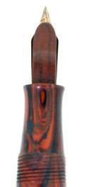 C1927 WATERMAN 52V RIPPLE RIPPLE M-BBB 2.04MM FLEX NIB FOUNTAIN PEN RESTORED OFFERED BY ANTIQUE DIGGER