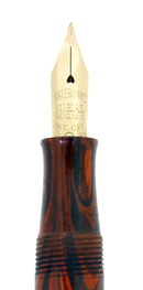 C1927 WATERMAN 52V RIPPLE RIPPLE M-BBB 2.04MM FLEX NIB FOUNTAIN PEN RESTORED OFFERED BY ANTIQUE DIGGER