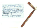 1920S WATERMAN 54 RED RIPPLE XF-BBB 2.06MM FLEX 14K NIB FOUNTAIN PEN RESTORED OFFERED BY ANTIQUE DIGGER