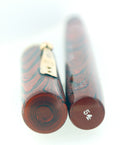 1920S WATERMAN 54 RED RIPPLE XF-BBB 2.06MM FLEX 14K NIB FOUNTAIN PEN RESTORED OFFERED BY ANTIQUE DIGGER