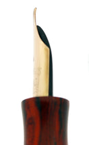 1920s WATERMAN 54 RED RIPPLE XF-BBB FLEX NIB FOUNTAIN PEN RESTORED OFFERED BY ANTIQUE DIGGER