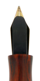 1920s WATERMAN 54 RED RIPPLE XF-BBB FLEX NIB FOUNTAIN PEN RESTORED OFFERED BY ANTIQUE DIGGER