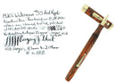 1920S WATERMAN 55 RED RIPPLE FOUNTAIN PEN XF TO BBB FLEXIBLE NIB RESTORED OFFERED BY ANTIQUE DIGGER