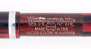CIRCA 1929 WATERMAN LADY PATRICIA INK VUE SUNSET RED FOUNTAIN PEN RESTORED OFFERED BY ANTIQUE DIGGER