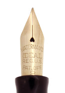 CIRCA 1929 WATERMAN LADY PATRICIA INK VUE SUNSET RED FOUNTAIN PEN RESTORED OFFERED BY ANTIQUE DIGGER