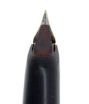 CIRCA 1950s WATERMAN CF FOUNTAIN PEN & BALLPOINT PEN SET SILVER MOIRE PATTERN OFFERED BY ANTIQUE DIGGER