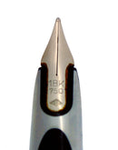 CIRCA 1950s WATERMAN CF FOUNTAIN PEN & BALLPOINT PEN SET SILVER MOIRE PATTERN OFFERED BY ANTIQUE DIGGER