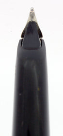 1950S WATERMAN C/F SILVER MOIRE FOUNTAIN PEN 18K NIB & PENCIL SET NR MINT OFFERED BY ANTIQUE DIGGER